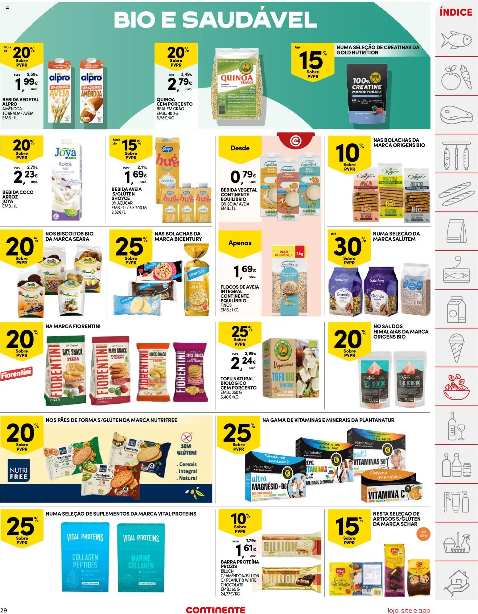 Continente folheto │ válido de 13.01.2026 | Página: 29 | Produtos: Chocolate, Cereais, Biscoitos, Proteina
