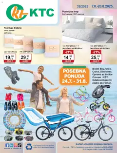 Katalog igračaka i tekstila KTC - Pregled kataloga iz trgovine KTC, vrijedi od 07.08.2025