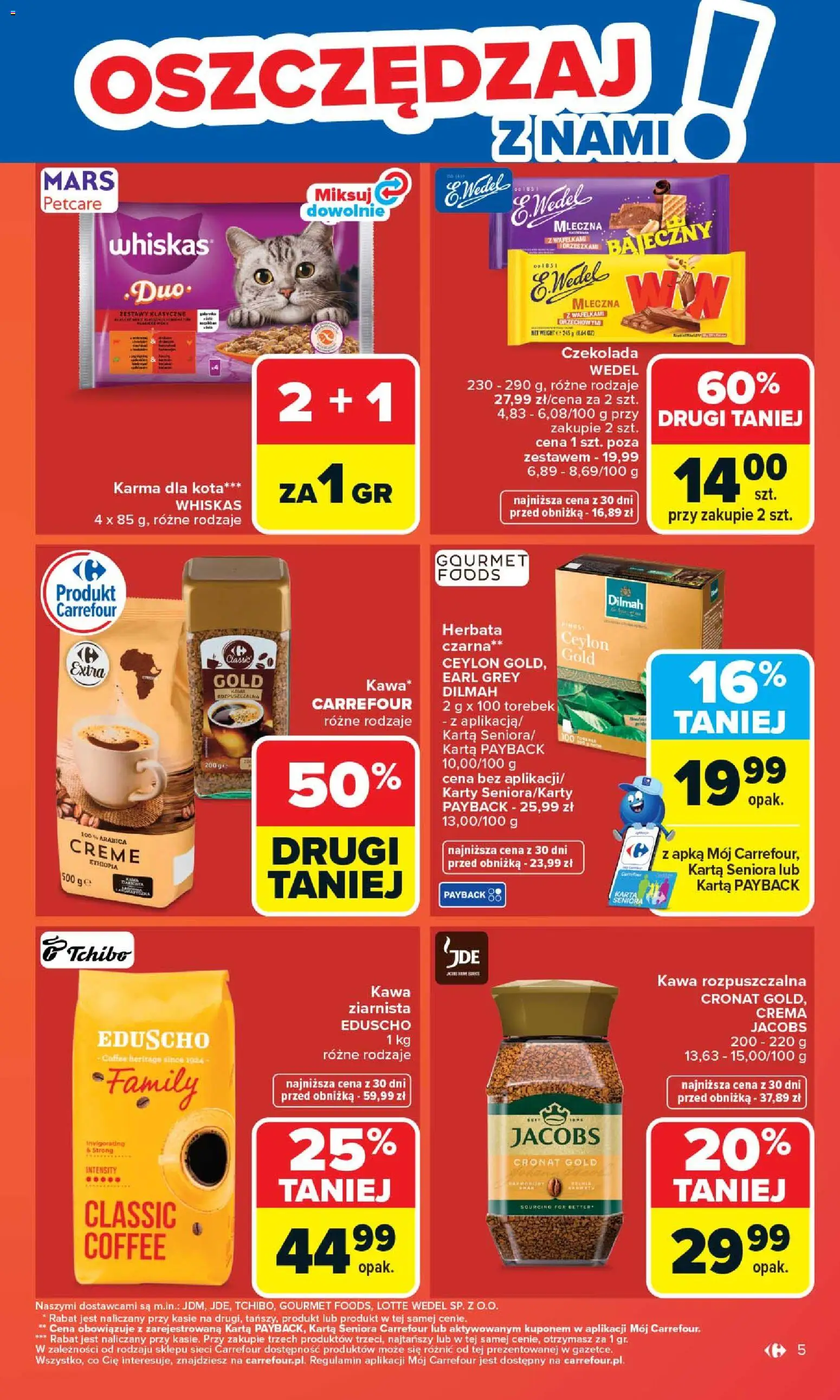 Carrefour gazetka od 20.04.2026 | Strona: 7 | Produkty: Karta, Kawa rozpuszczalna, Tchibo, Herbata