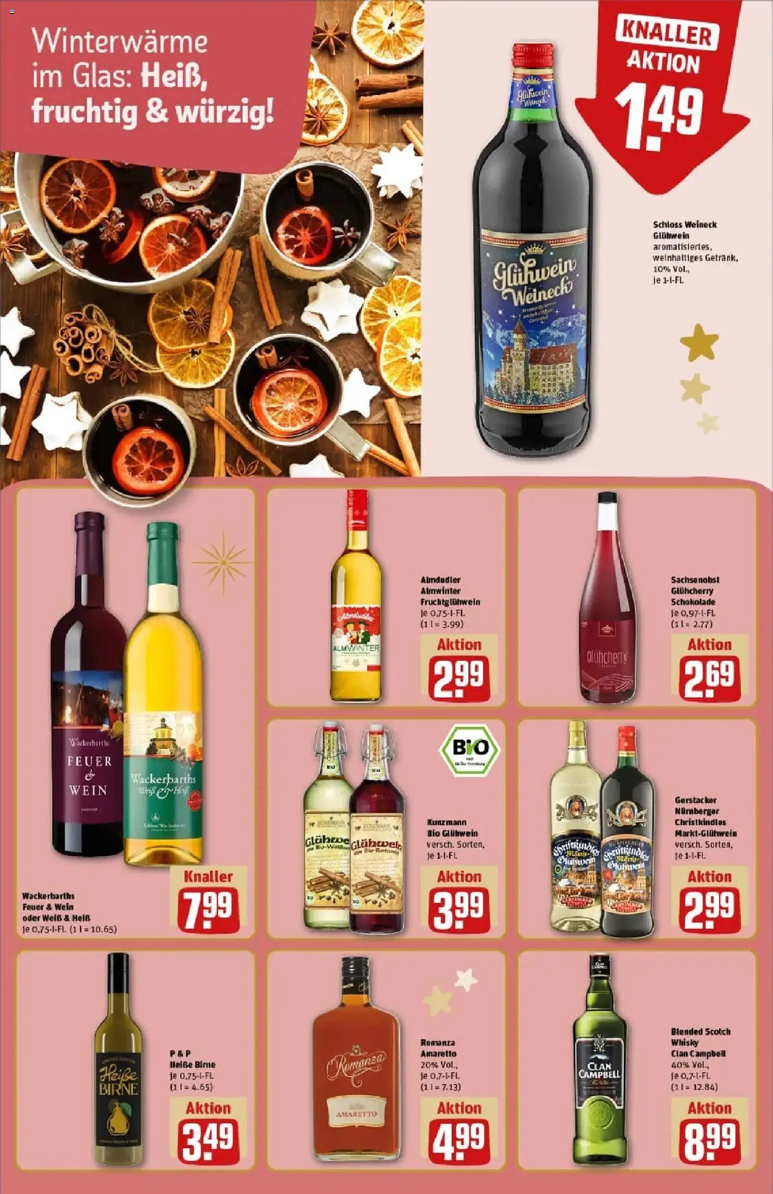 Rewe prospekt Potsdam / Schlaatz	 – gültig ab 23.11.2025 | Seite: 14 | Produkte: Whisky, Schokolade, Birne, Wein