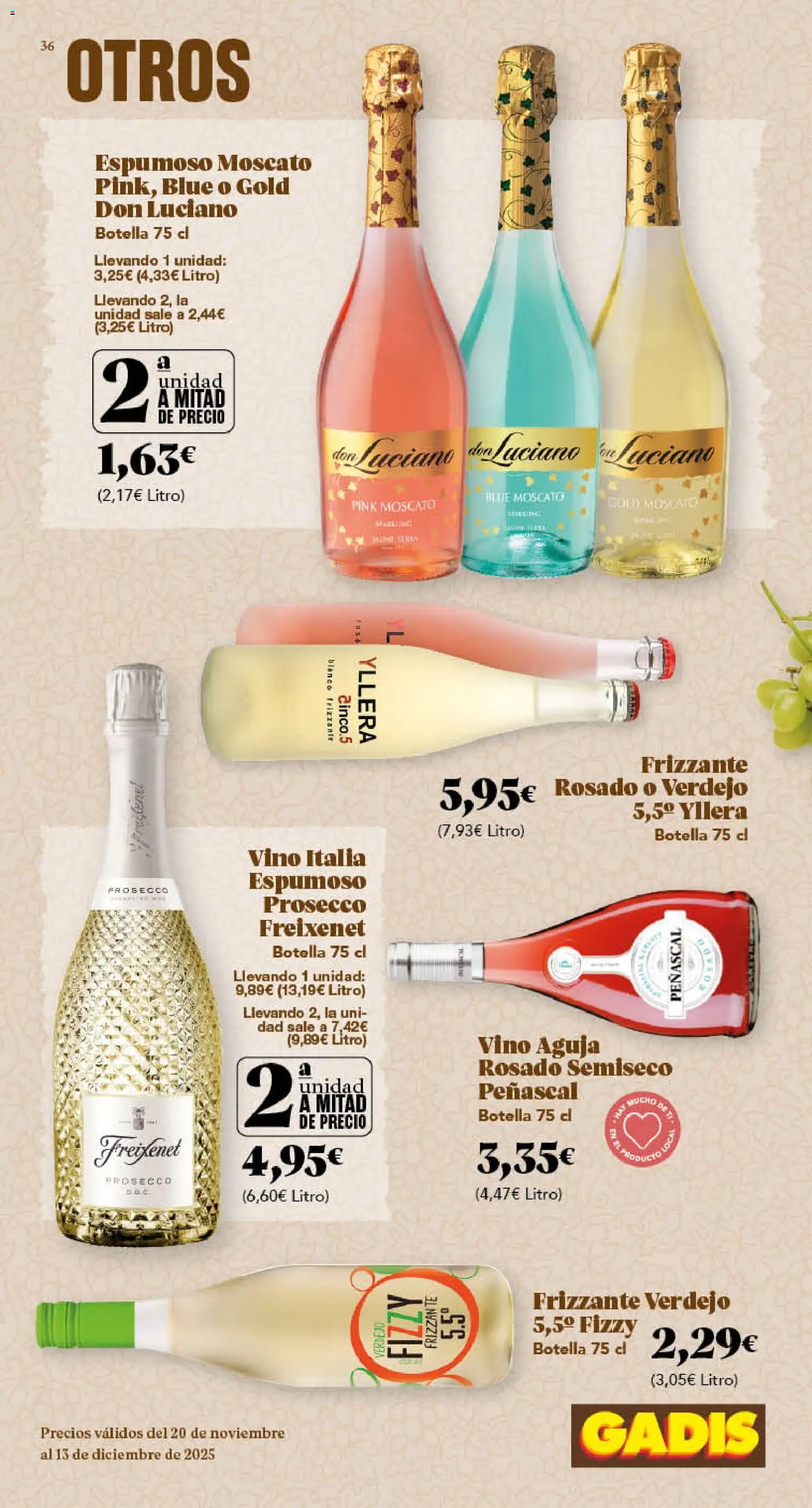 Gadis - folleto │ válido desde el 20.11.2025 | Página: 36 | Productos: Vino