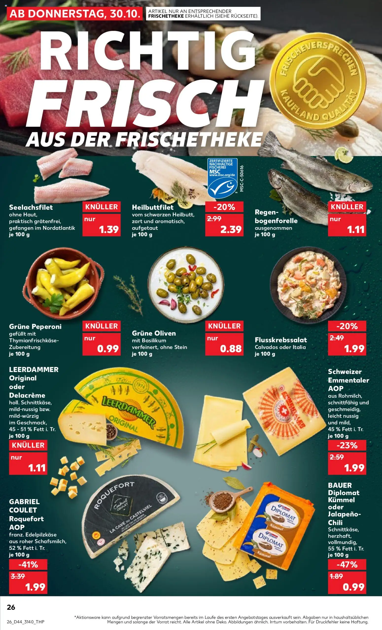 Kaufland prospekt Leipzig	 – gültig ab 30.10.2025 | Seite: 26 | Produkte: Leerdammer, Chili