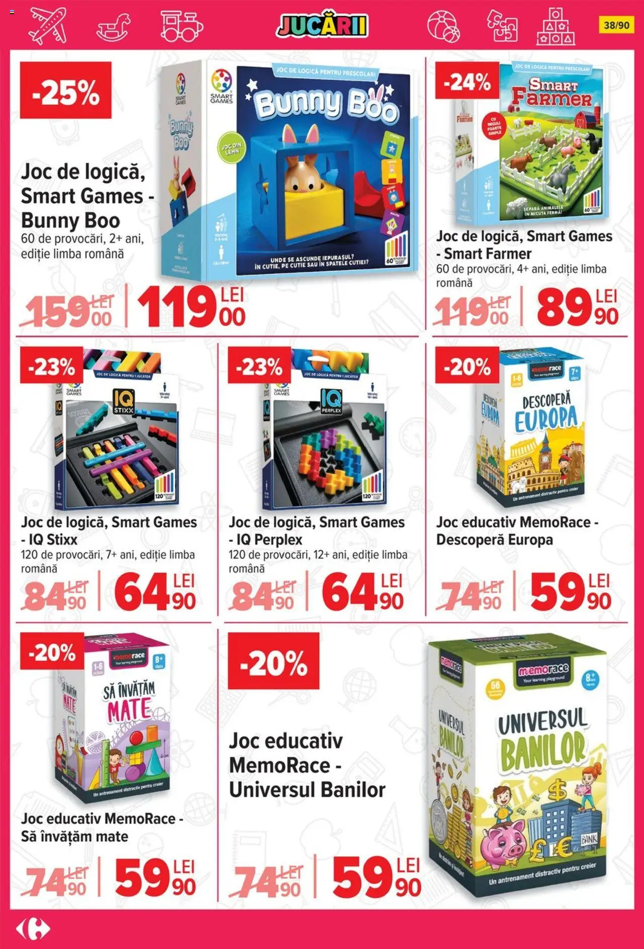 Carrefour catalog - Începe școala – valabil de la 13.08.2025 | Pagină: 39 | Produse: Joc, Cutie