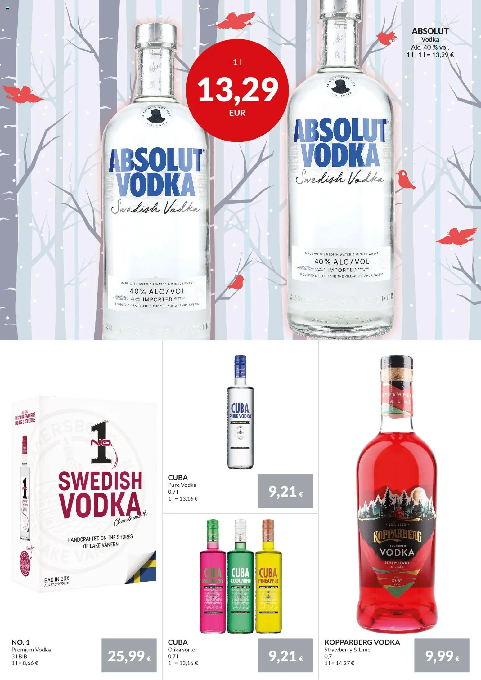 Nielsen Discount tilbudsavis – gyldig fra 13.11.2025 | Side: 33 | Produkter: Vodka, Lime