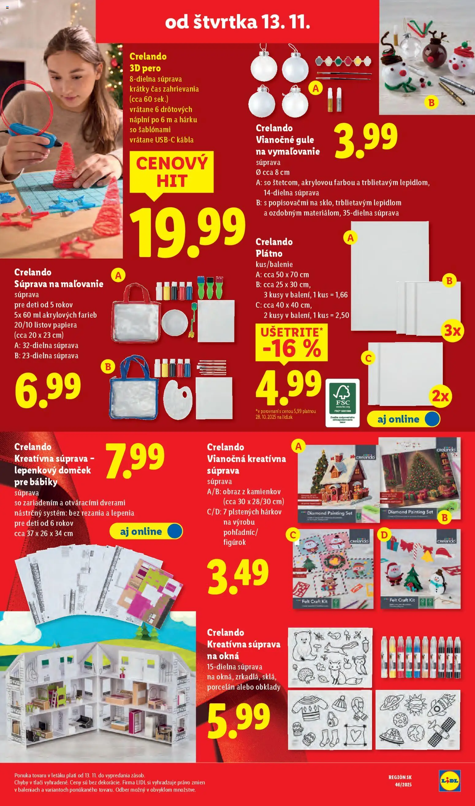 Nové Lidl akcie – leták je platný od 10.11.2025 | Strana: 96 | Produkty: Pero