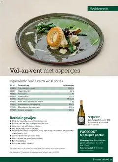 Sligro - M - Resto bistro favourite dish - Voorbeeld van een folder van Sligro, geldig van 08.10.2025 | Pagina: 59 | Producten: Room, Vegán termékek, Fruit, Asperges