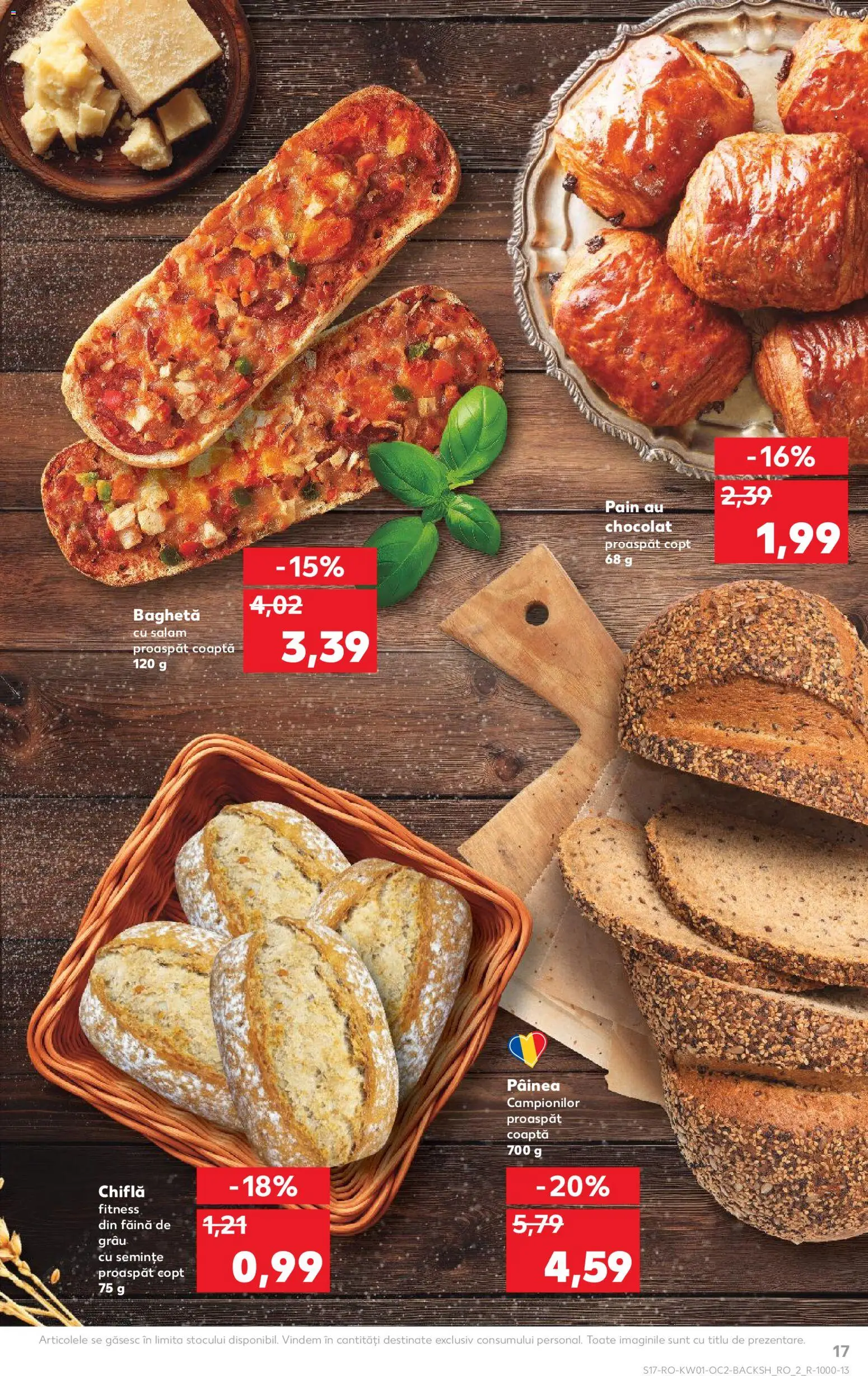 Noul catalog Kaufland – valabil de la 31.12.2025 | Pagină: 17 | Produse: Semințe, Chiflă, Salam, Făină