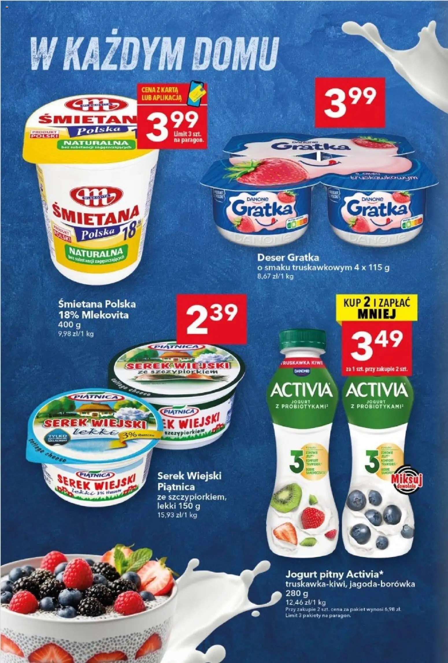 Lewiatan gazetka od 29.01.2026 | Strona: 6 | Produkty: Jogurt pitny, Serek wiejski, Jogurt, Kiwi