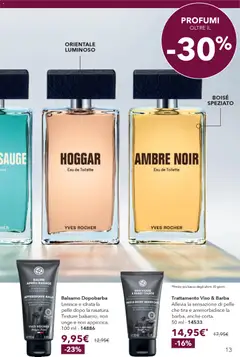 Anteprima del volantino Yves Rocher Catalogo Novità valido a partire dal 30.01.2026 | Pagina: 13 | Prodotti: Balsamo, Dopobarba