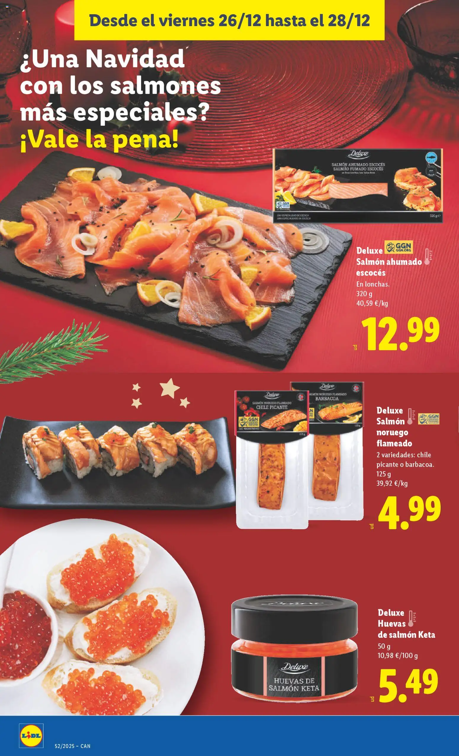 Lidl - Canarias │ válido desde el 22.12.2025 | Página: 34 | Productos: Barbacoa, Salmón ahumado
