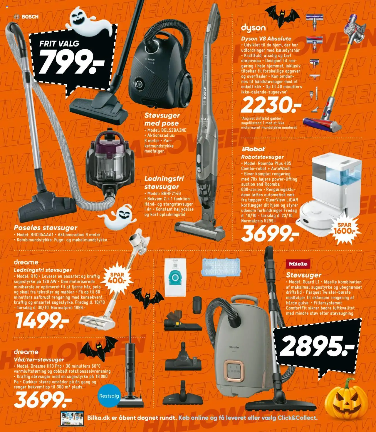 Bilka tilbudsavis – gyldig fra 10.10.2025 | Side: 21 | Produkter: Robotstøvsuger, Støvsuger
