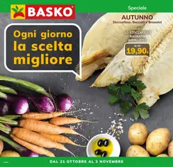 Anteprima del volantino Basko Autunno catalogo valido a partire dal 21.10.2025
