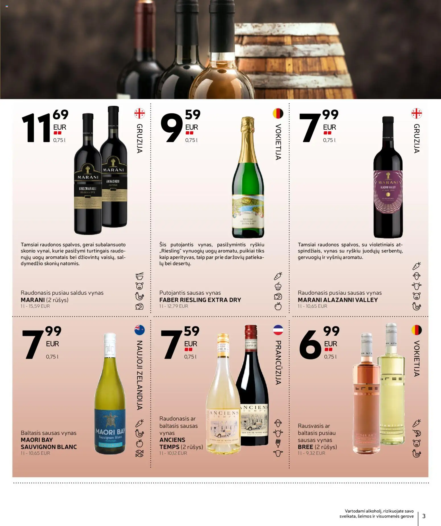Rimi akcijos nuo 20.01.2026 | Puslapis: 3 | Prekių: Vynas