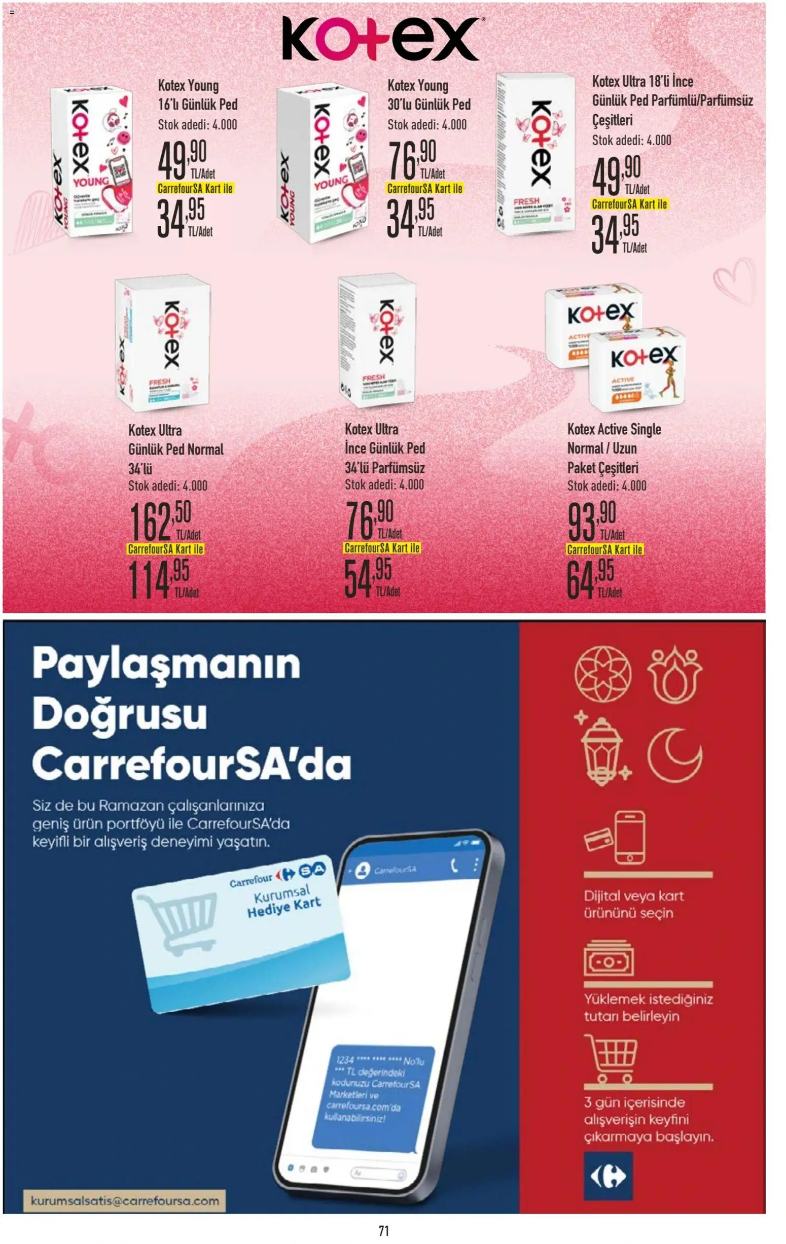 CarrefourSA Katalog - 09.02.2026 tarihinden itibaren geçerlidir | Sayfa: 70