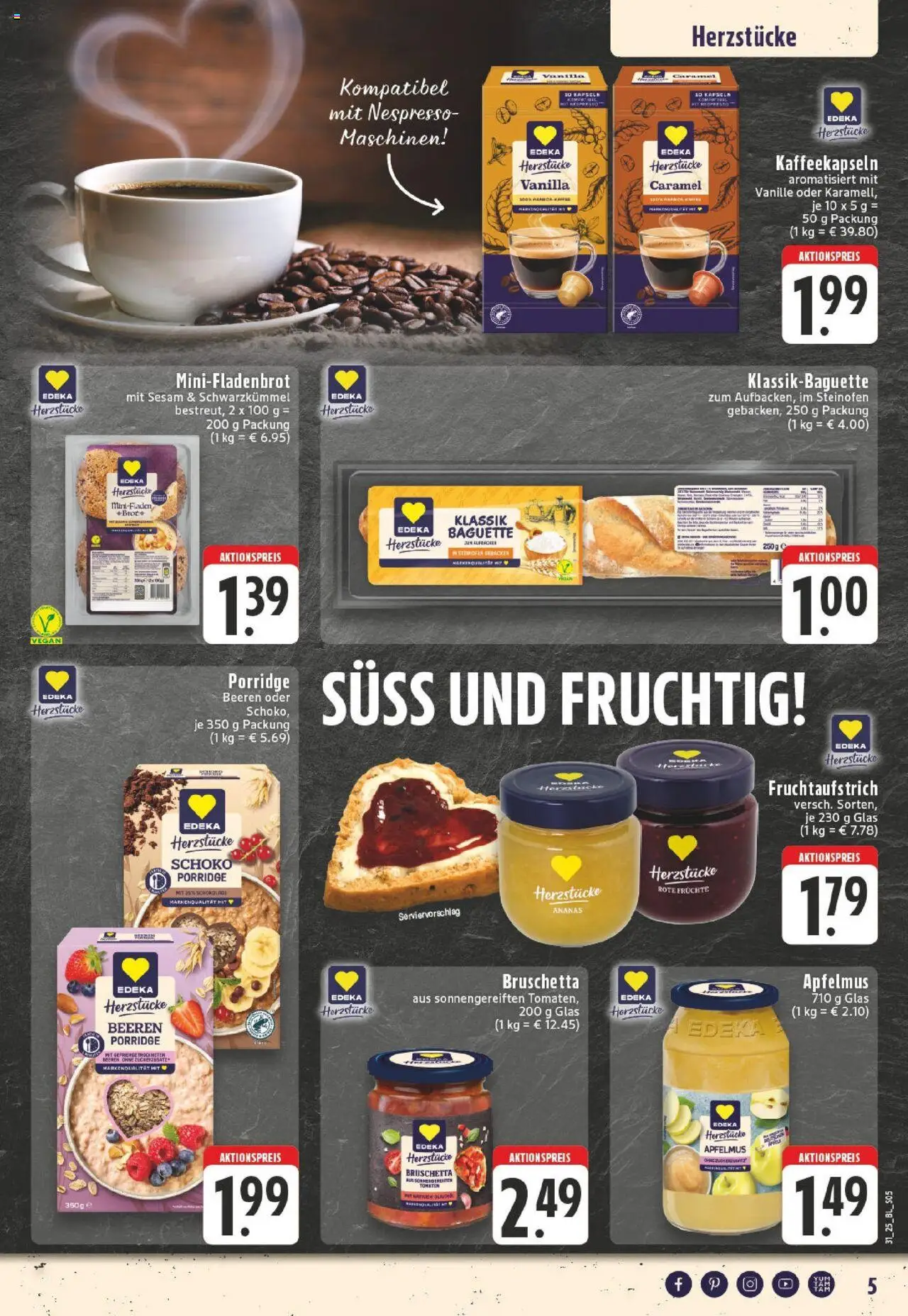 Edeka prospekt Bergheim	 - gültig ab dem 27.07.2025 | Seite: 5 | Produkte: Baguette, Ananas, Apple, Brot