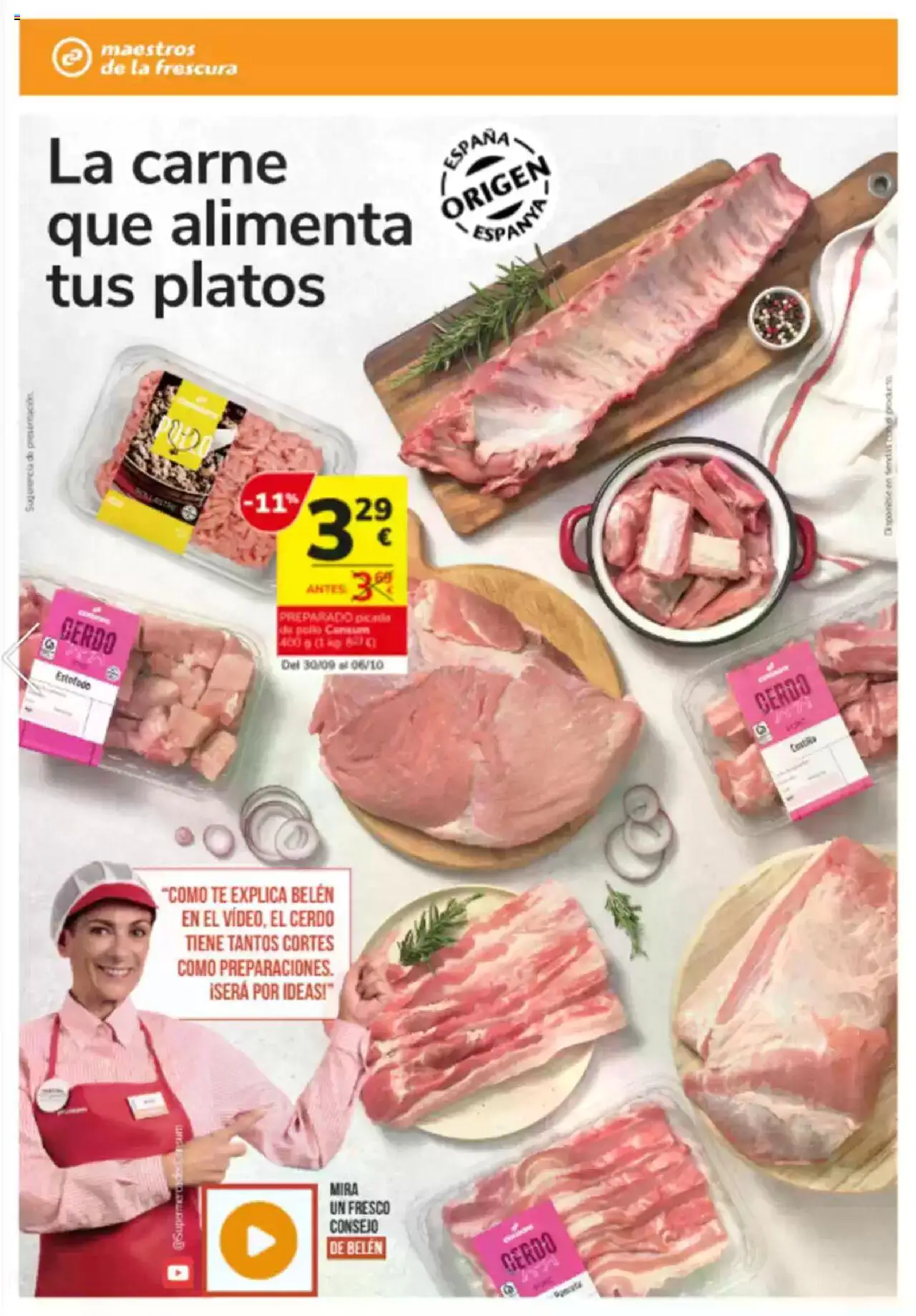 Consum folleto │ válido desde el 25.09.2025 | Página: 16 | Productos: Cerdo, Té, PC