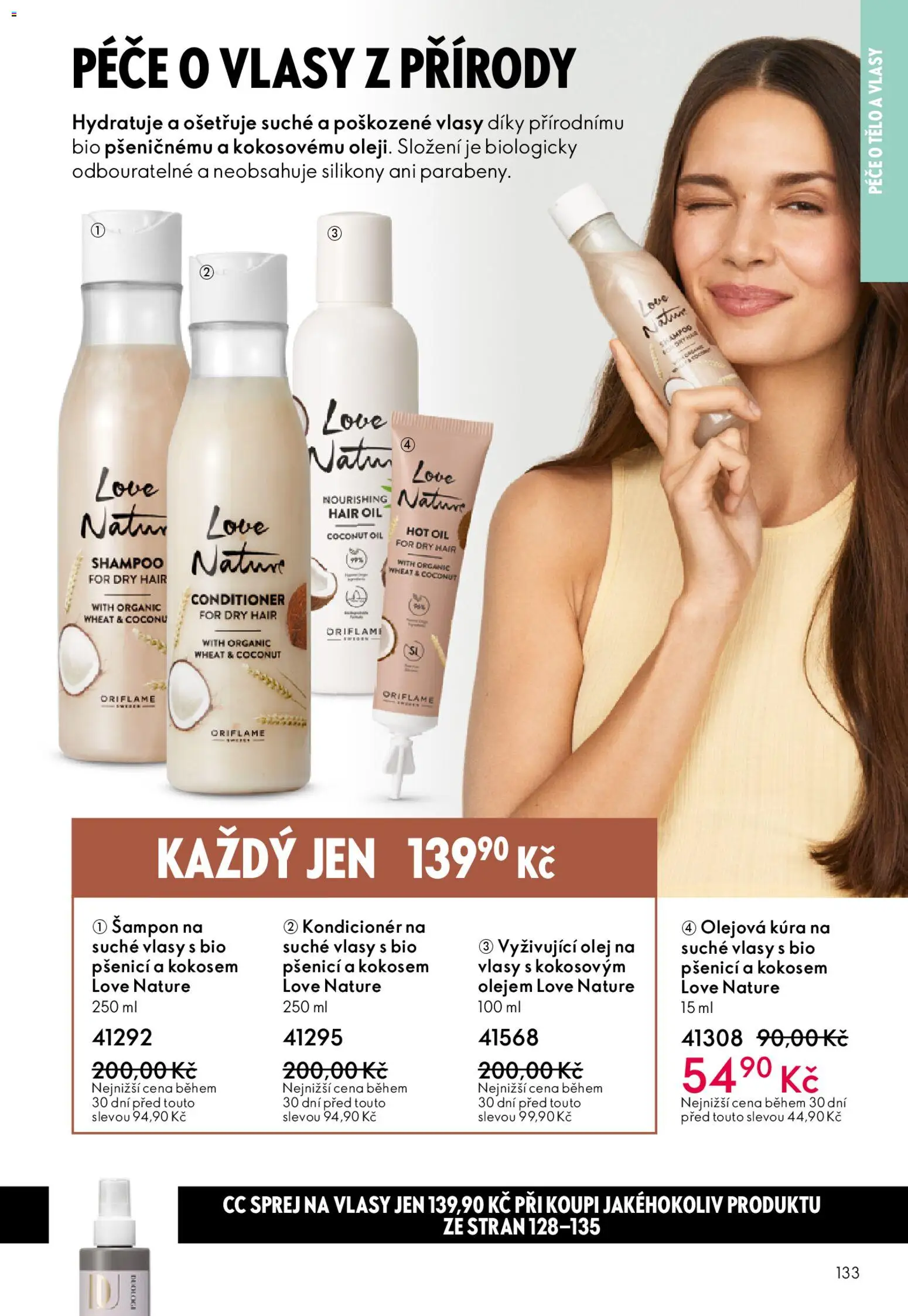 Oriflame katalog č.15/2025 od 22.10.2025 | Strana: 133 | Produkty: Olej, Šampon, Kondicionér