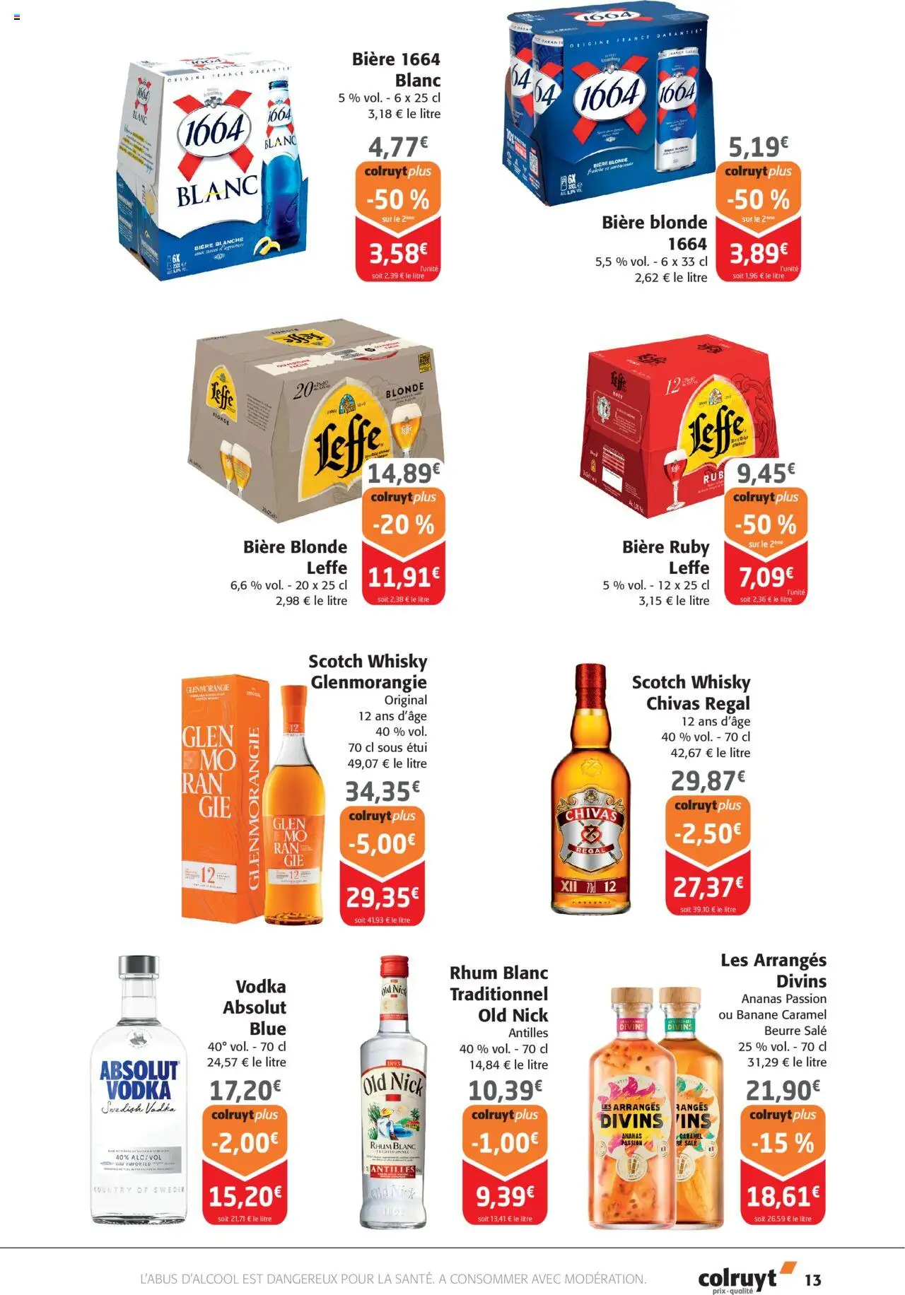  | Page: 13 | Produits: Whisky, Beurre, Bière, Ananas