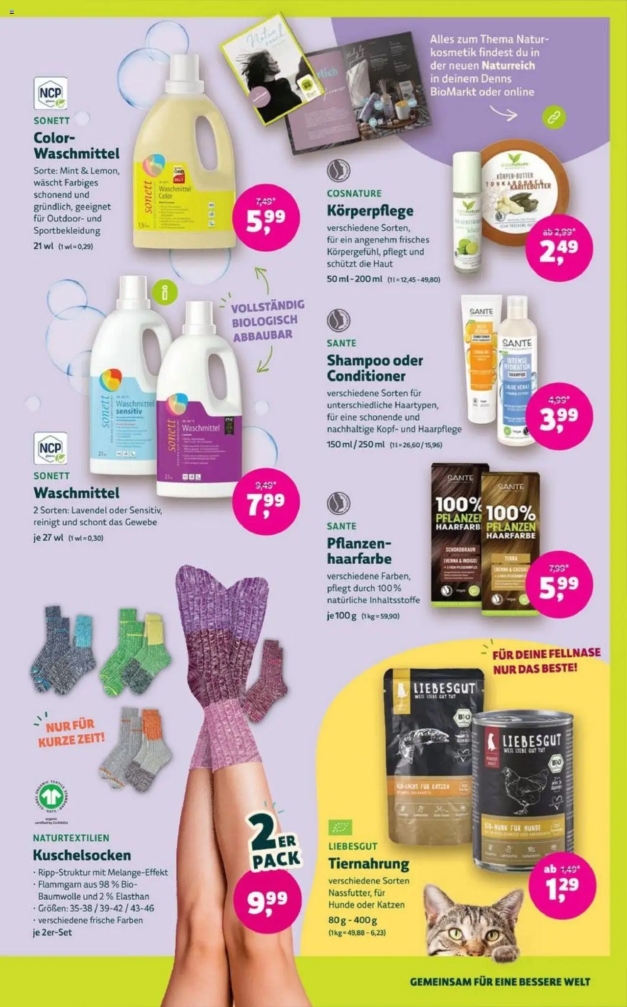 Denns BioMarkt Angebote – gültig ab 24.09.2025 | Seite: 11 | Produkte: Shampoo, Haarfarbe, Waschmittel, Lavendel