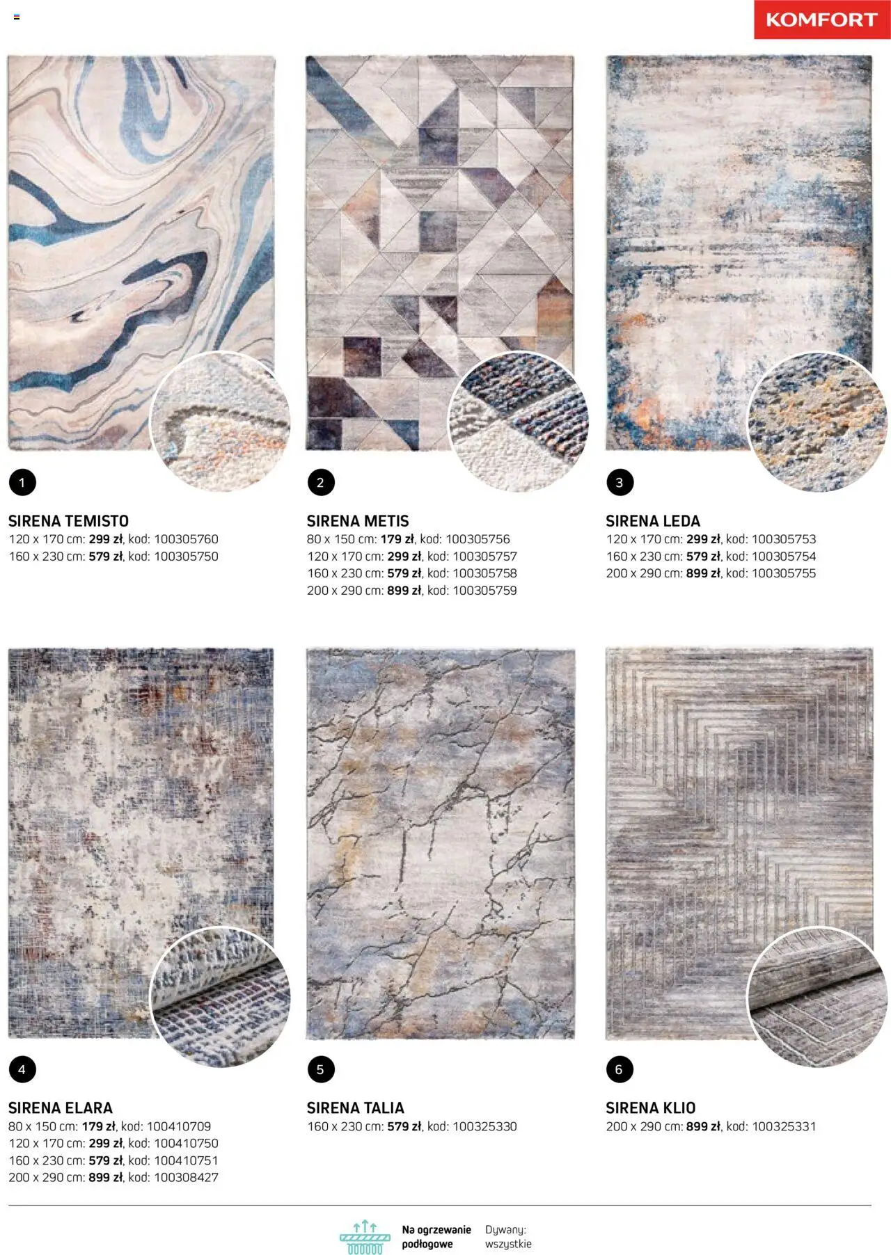 Komfort Gazetka - Katalog Dywanów od 15.10.2025 | Strona: 39 | Produkty: Dywany