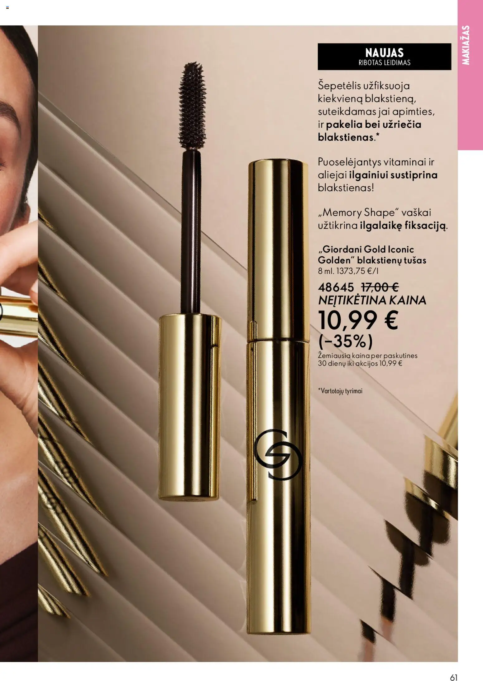 Oriflame akcijos nuo 11.03.2026 | Puslapis: 61 | Prekių: Makiažas, Šepetėlis, Tušas