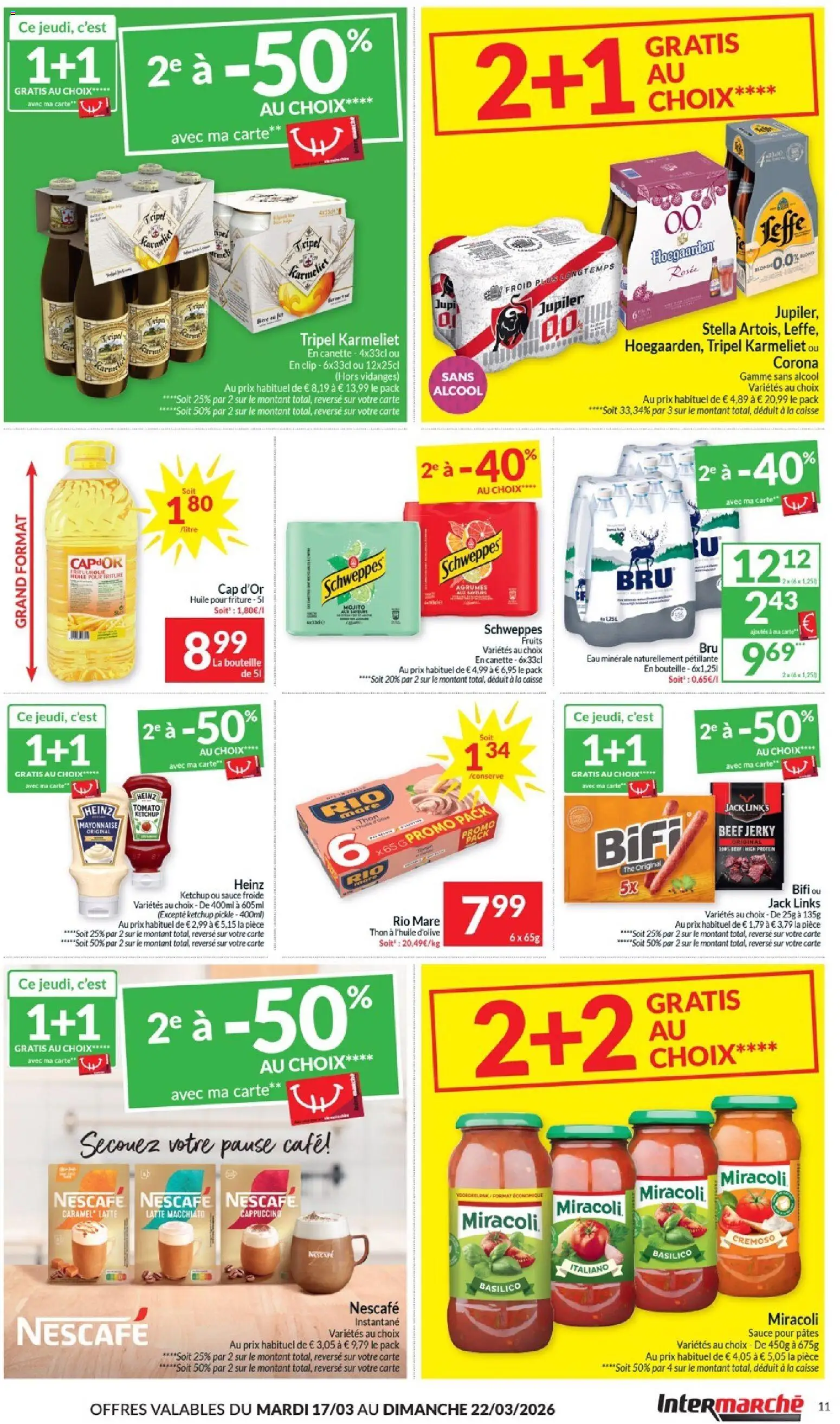 {H1} | Pagina: 11 | Producten: La, Jack Links, Nescafe, Cappuccino