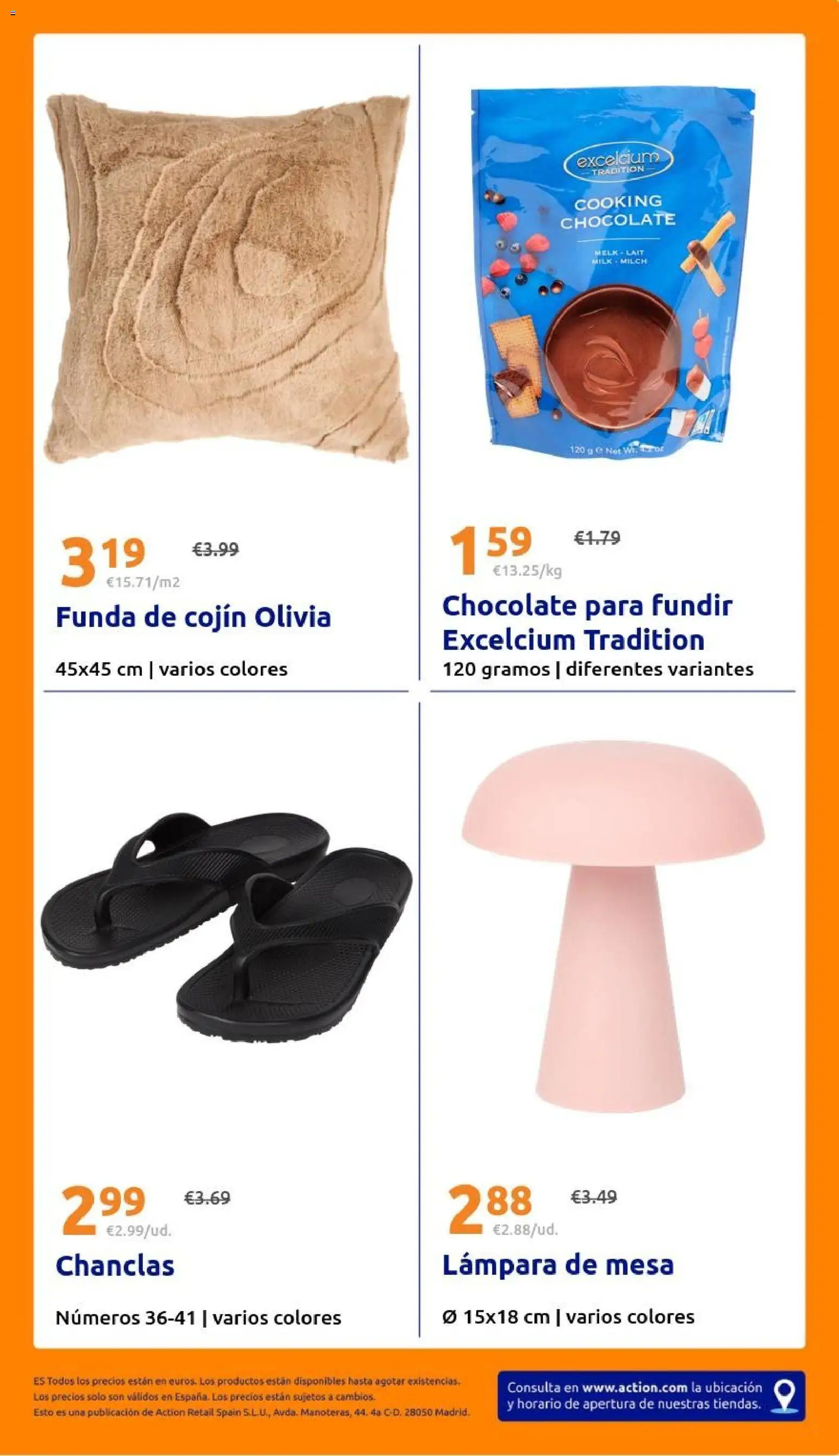 Action folleto │ válido desde el 15.04.2026 | Página: 27 | Productos: Funda, Funda de cojín, Cojín, Mesa