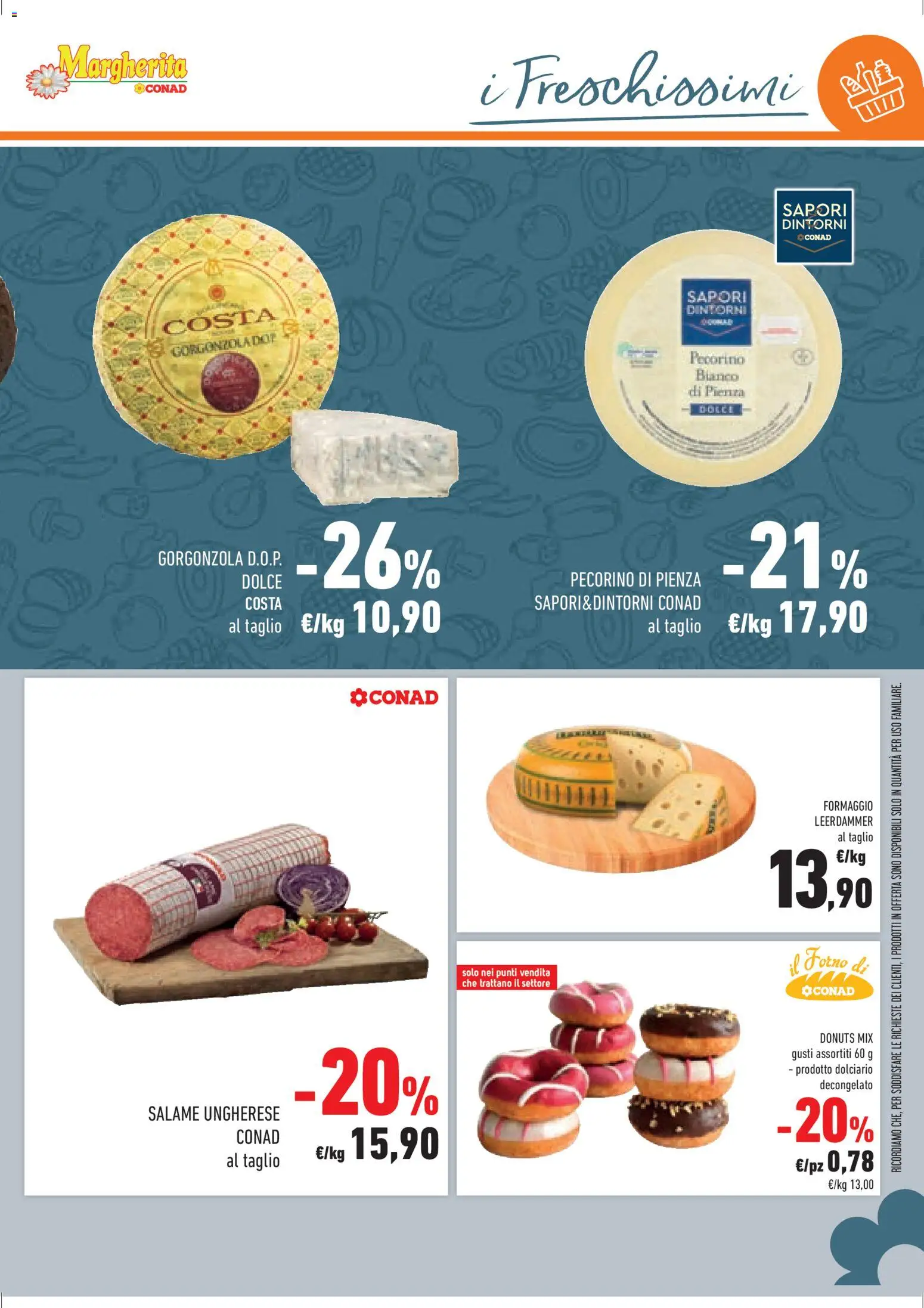 Volantino Conad del 07.01.2026 | Pagina: 11 | Prodotti: Salame, Forno, Il forno, Pecorino