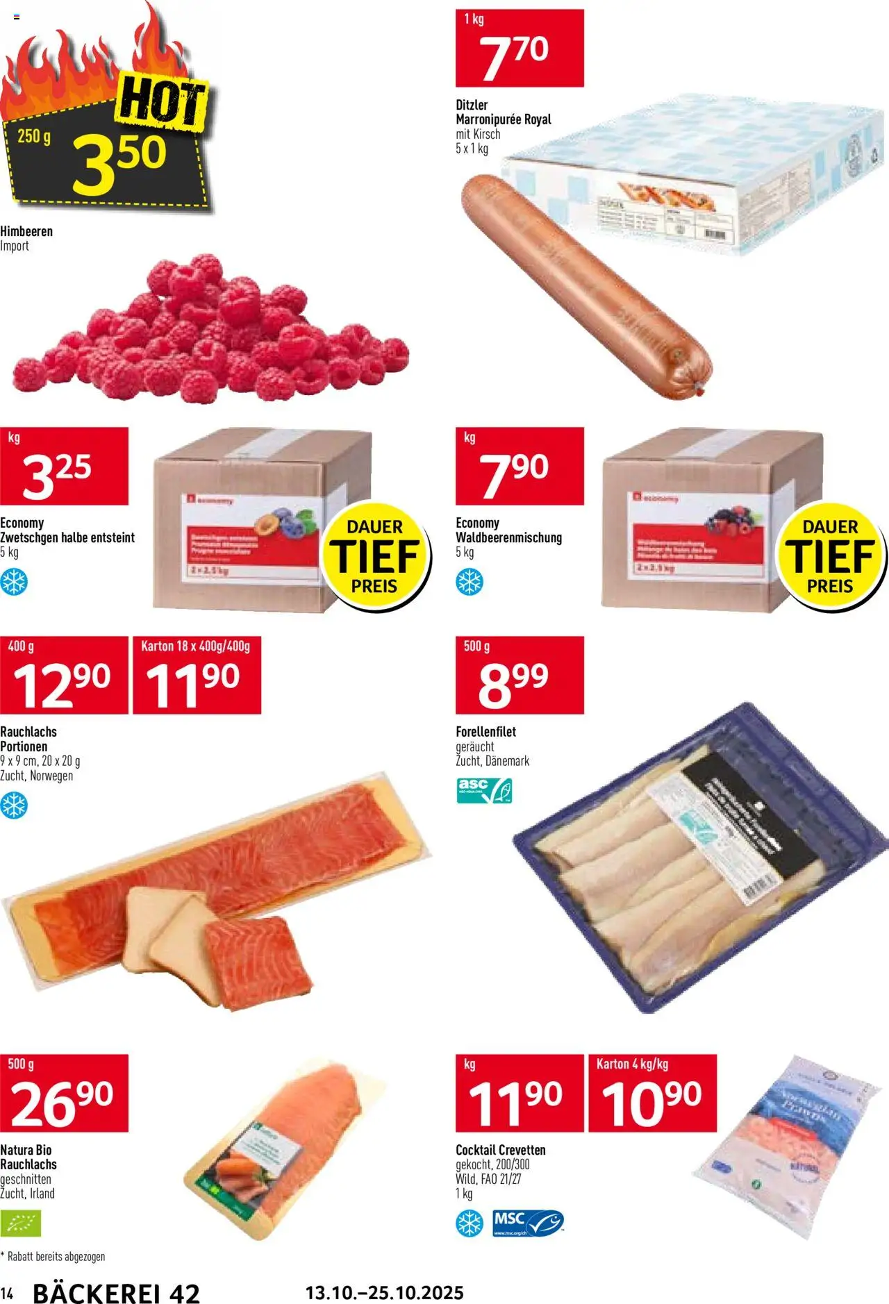 Prodega Aktionen Bäckerei – gültig ab 13.10.2025 | Seite: 14 | Produkte: Bäckerei, Zwetschgen