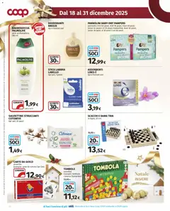 Anteprima del volantino COOP Superstore - Tradate catalogo valido a partire dal 18.12.2025 | Pagina: 22 | Prodotti: Pannolini, Mutandine, Pampers, Gioco