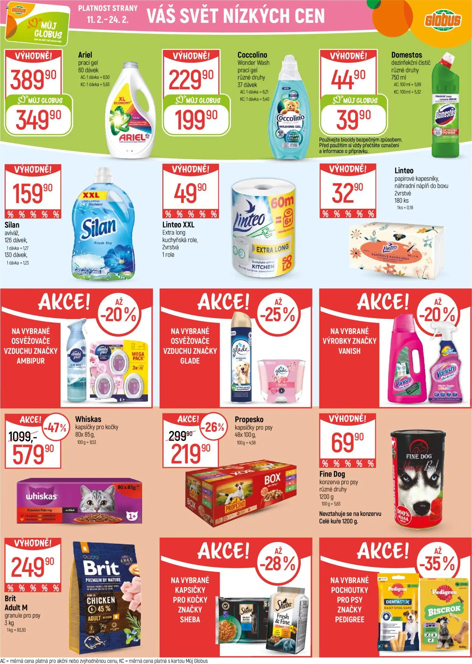 Globus leták - Praha Černý Most od 11.02.2026 | Strana: 24