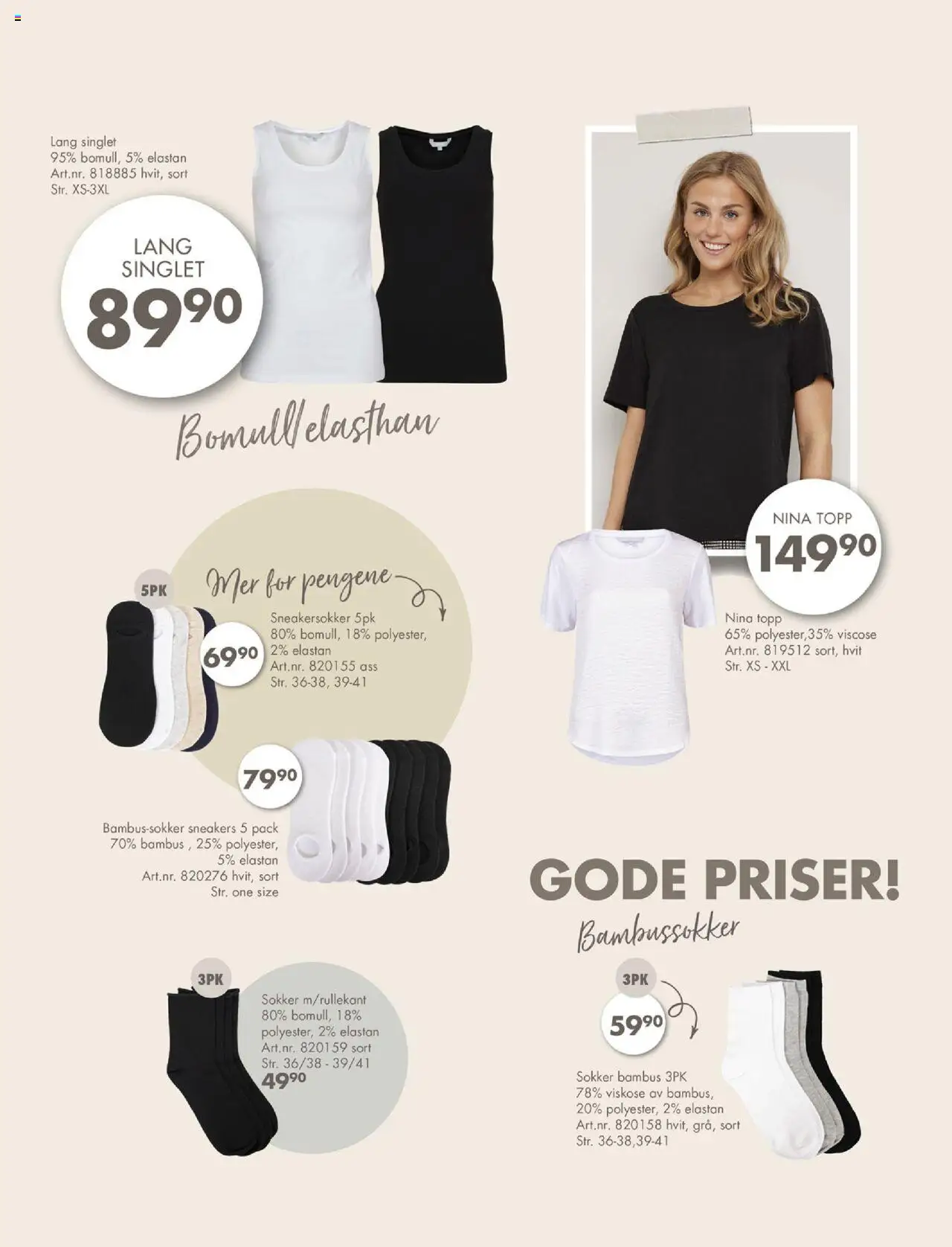 {H1} | Side: 11 | Produkter: Nuisette, Sokker, Sneakers, Topp