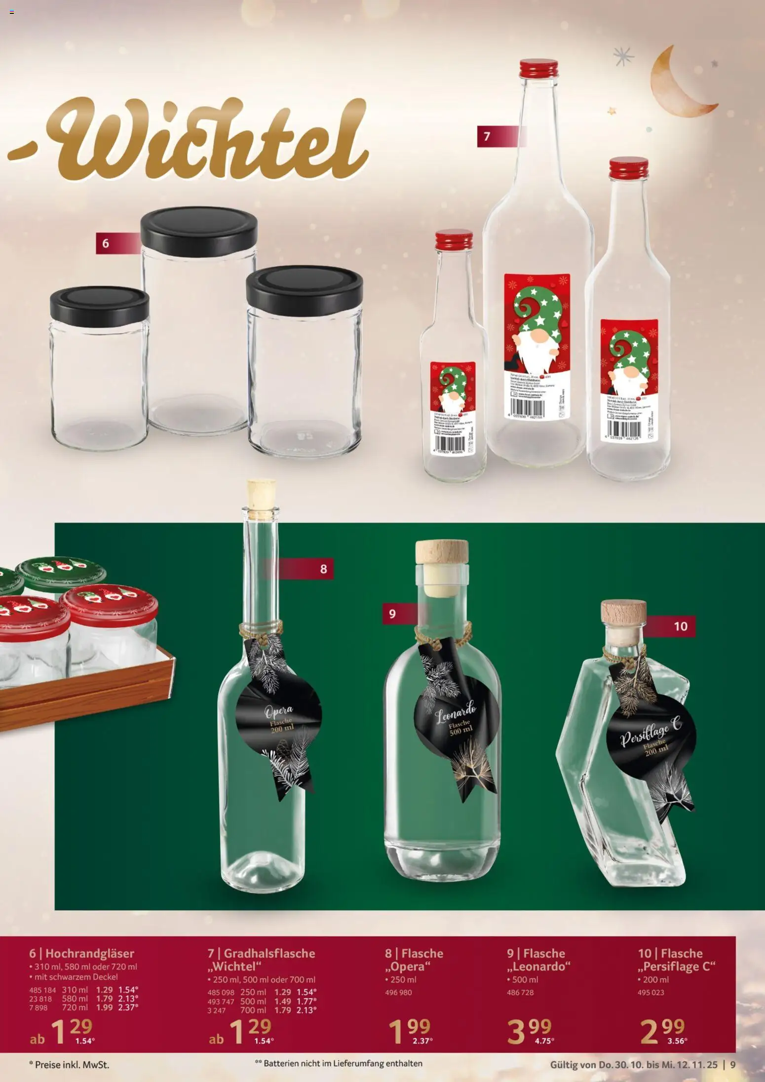 Selgros Weihnachtsdekoration – gültig ab 30.10.2025 | Seite: 9 | Produkte: Batterien
