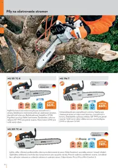 STIHL leták platný od 29.09.2025 | Strana: 28 | Produkty: Motorová píla, Píla, Čerpadlo