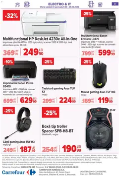 Ofertele Carrefour valabile de la 18.03.2026 | Pagină: 74 | Produse: Imprimantă, Mouse, Tastatură, Căști