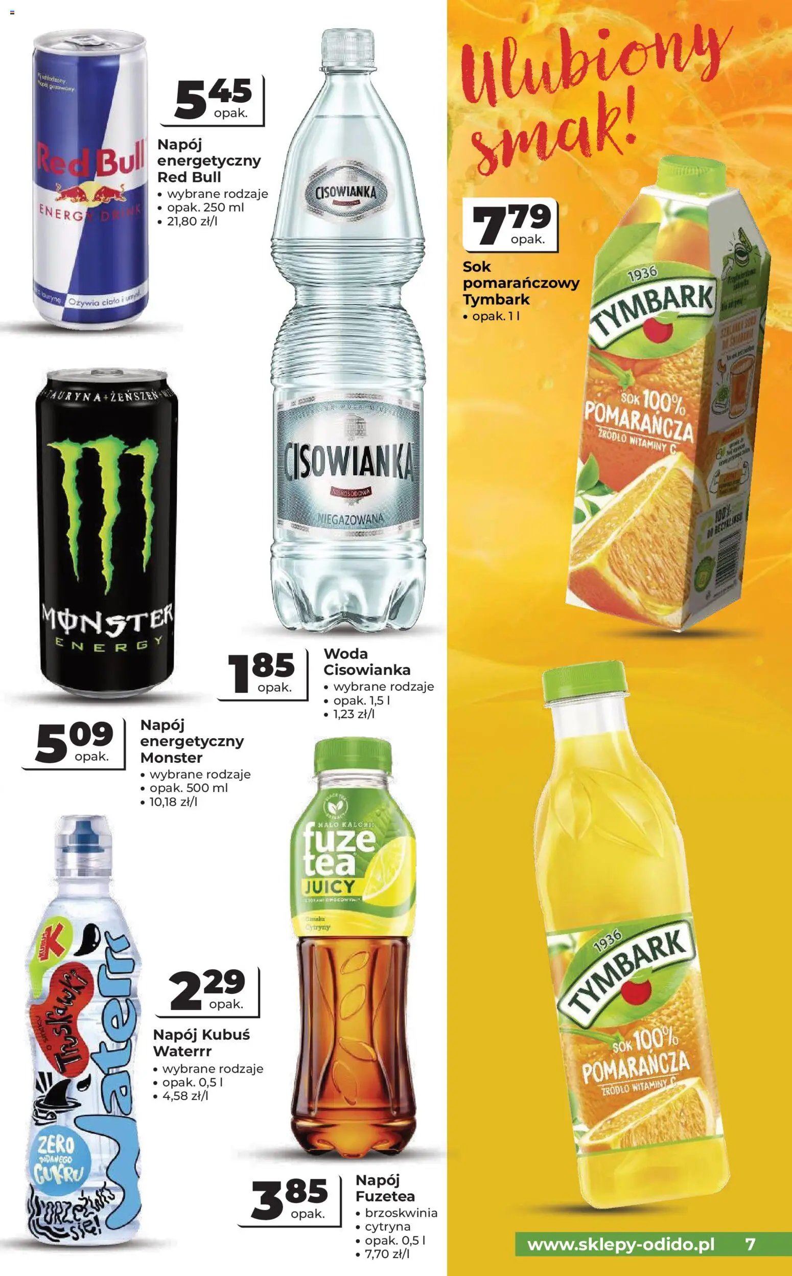 Odido gazetka od 08.04.2026 | Strona: 7 | Produkty: Cytryna, Brzoskwinia, Cytryny, Sok