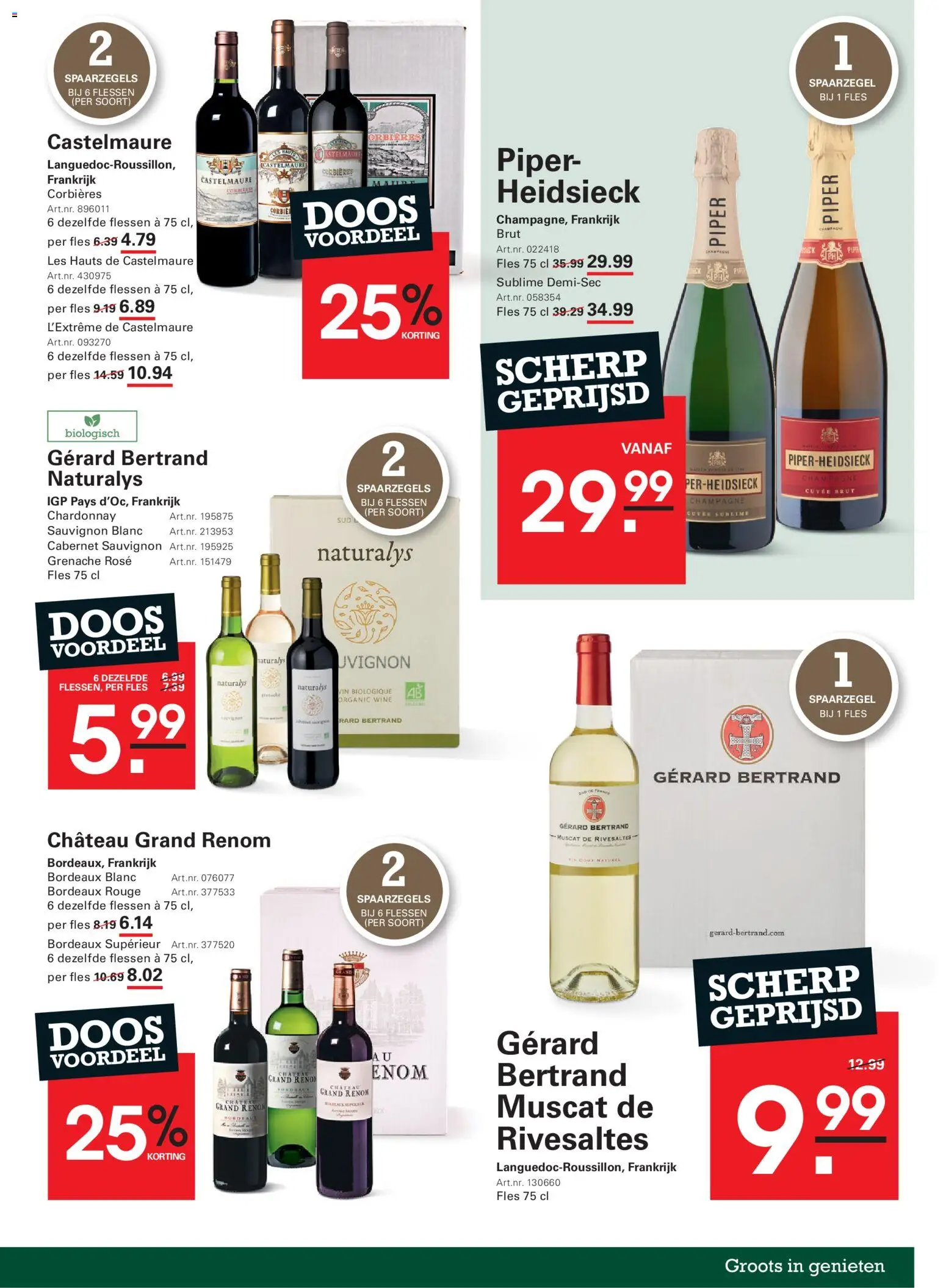 {H1} | Pagina: 31 | Producten: Fles