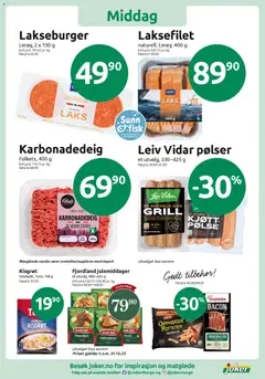Forhåndsvisning av Leiv Vidar pølser, et utvalg, 330-425 g gyldig fra 09.12.2025 | Side: 5