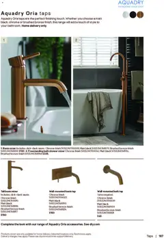 Preview of B&Q - Bathrooms valid from 16.12.2025 | Page: 187 | Products: Bath, Shower, Mixer