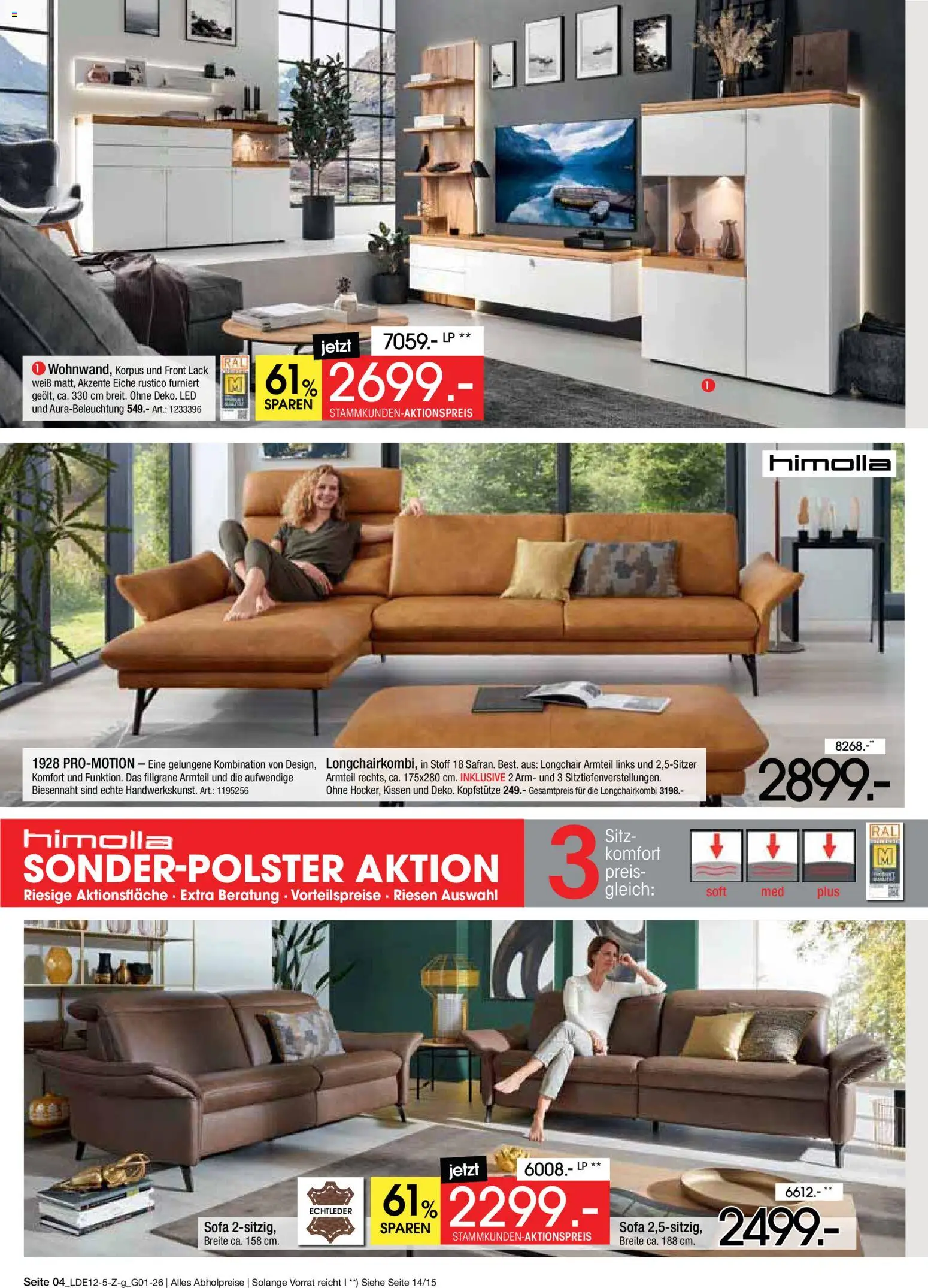 Zurbrüggen - Inventur-Verkauf – gültig ab 26.12.2025 | Seite: 4 | Produkte: Kissen, Sofa