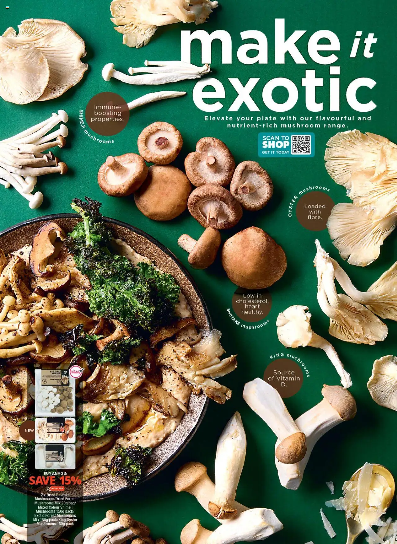 Checkers - Winter Fruit & Veg Promotion │ valid from 07.07.2025 | Page: 2 | Products: Mushrooms, Bag, Plate, Concentrado antiarrugas