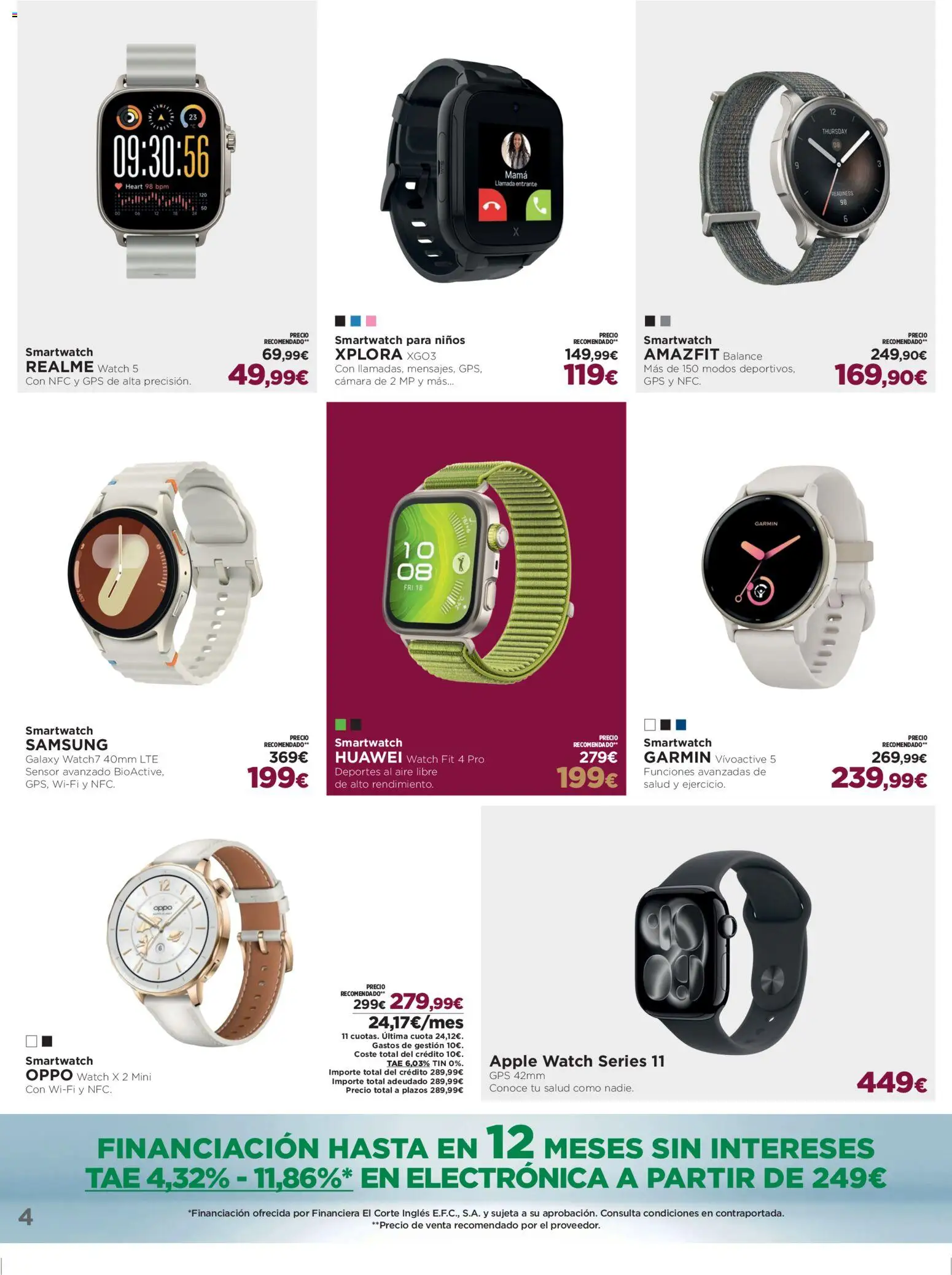 El Corte Inglés ofertas │ válido desde el 02.12.2025 | Página: 4 | Productos: Apple, Cámara