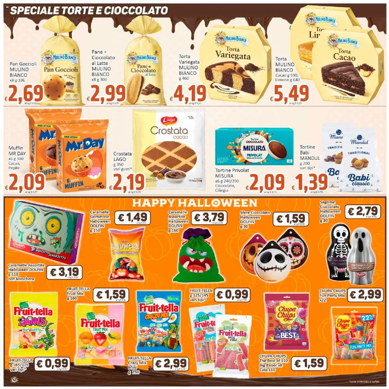 Volantino Paghi Poco del 20.10.2025 | Pagina: 12 | Prodotti: Pane, Muffin, Torta, Scaffale