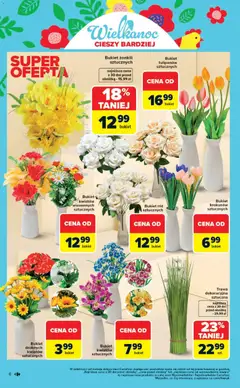 Pogląd oferty "Carrefour gazetka - Wielkanoc cieszy bardziej" - ważna od 09.03.2026 | Strona: 6 | Produkty: Róż
