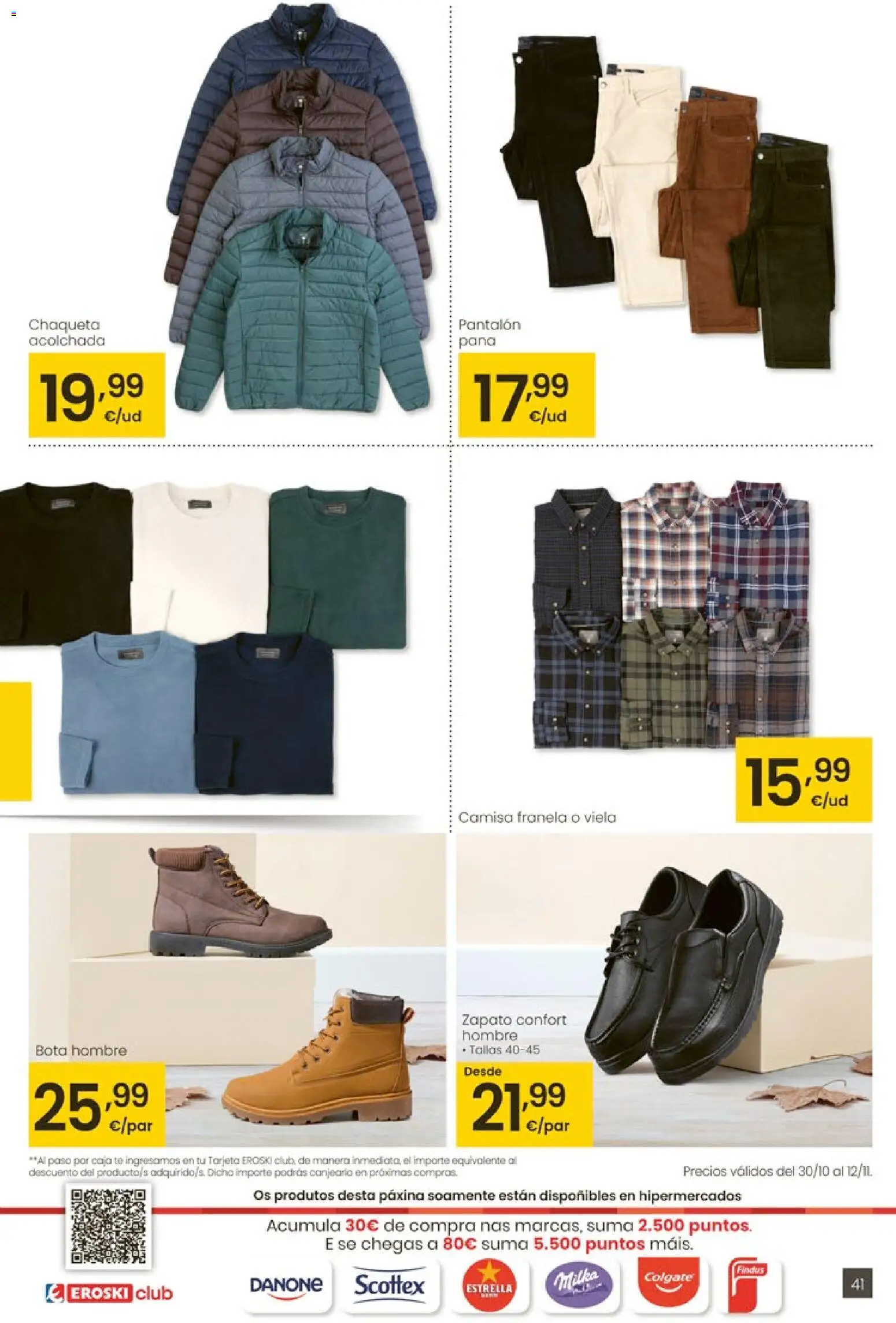 Eroski - Oferta 3x2 │ válido desde el 30.10.2025 | Página: 41 | Productos: Camisa, Chaqueta, Té, Caja