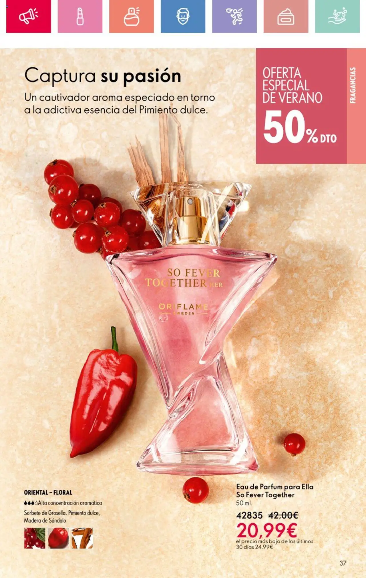 Oriflame - Catálogo Campaña 9 │ válido desde el 22.06.2025 | Página: 37 | Productos: Perfume, Κάδος απορρυμάτων, Eau de parfum