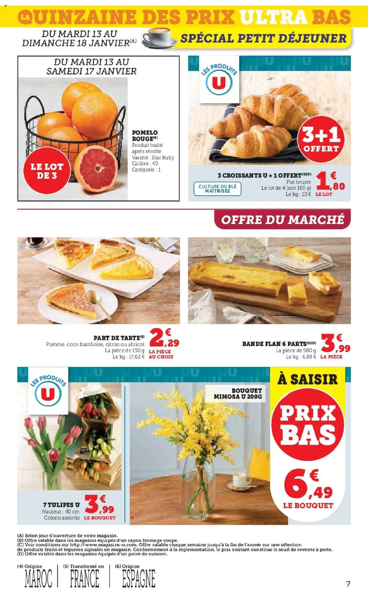 {H1} | Page: 7 | Produits: Abricot, Citron, Tulipes, Beurre