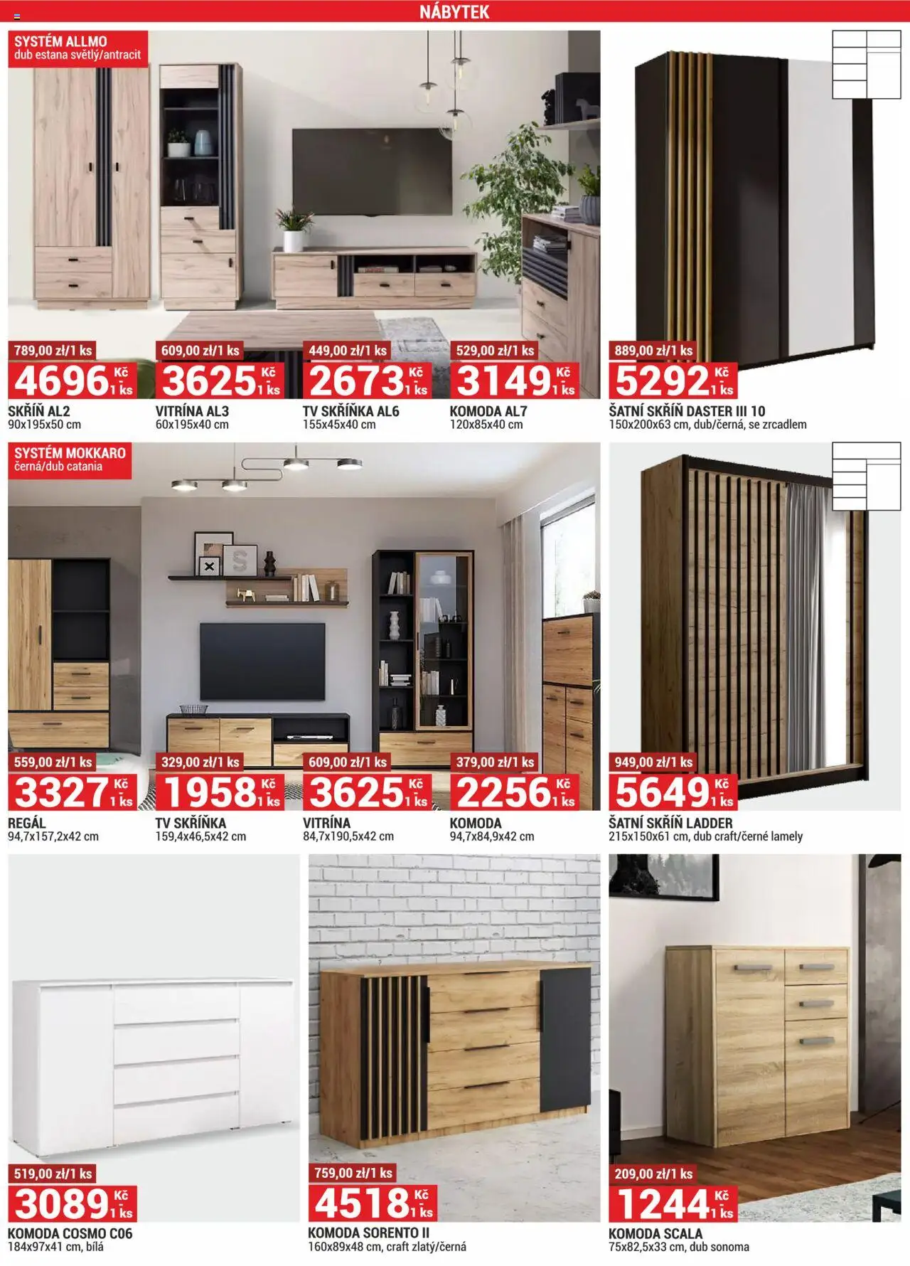 Merkury Market leták od 01.06.2025 | Strana: 14 | Produkty: Tv, Nábytek, Komoda, Tv skříňka
