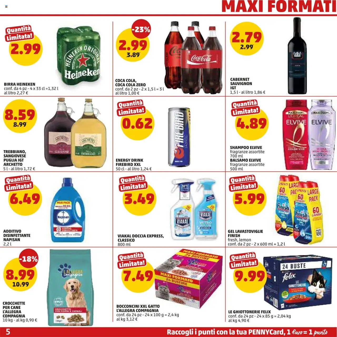 Volantino PENNY del 28.08.2025 | Pagina: 5 | Prodotti: Shampoo, Balsamo, Birra, Coca Cola Zero