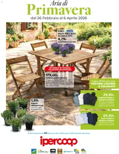 Anteprima del volantino Ipercoop Aria di Primavera - Liguria catalogo valido a partire dal 26.02.2026
